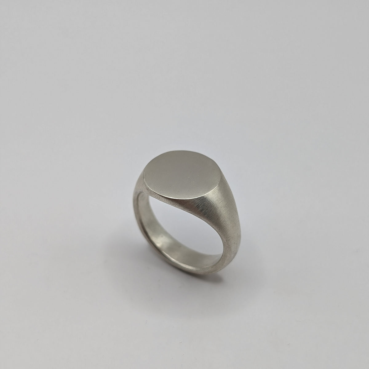 Brushed Signet Ring